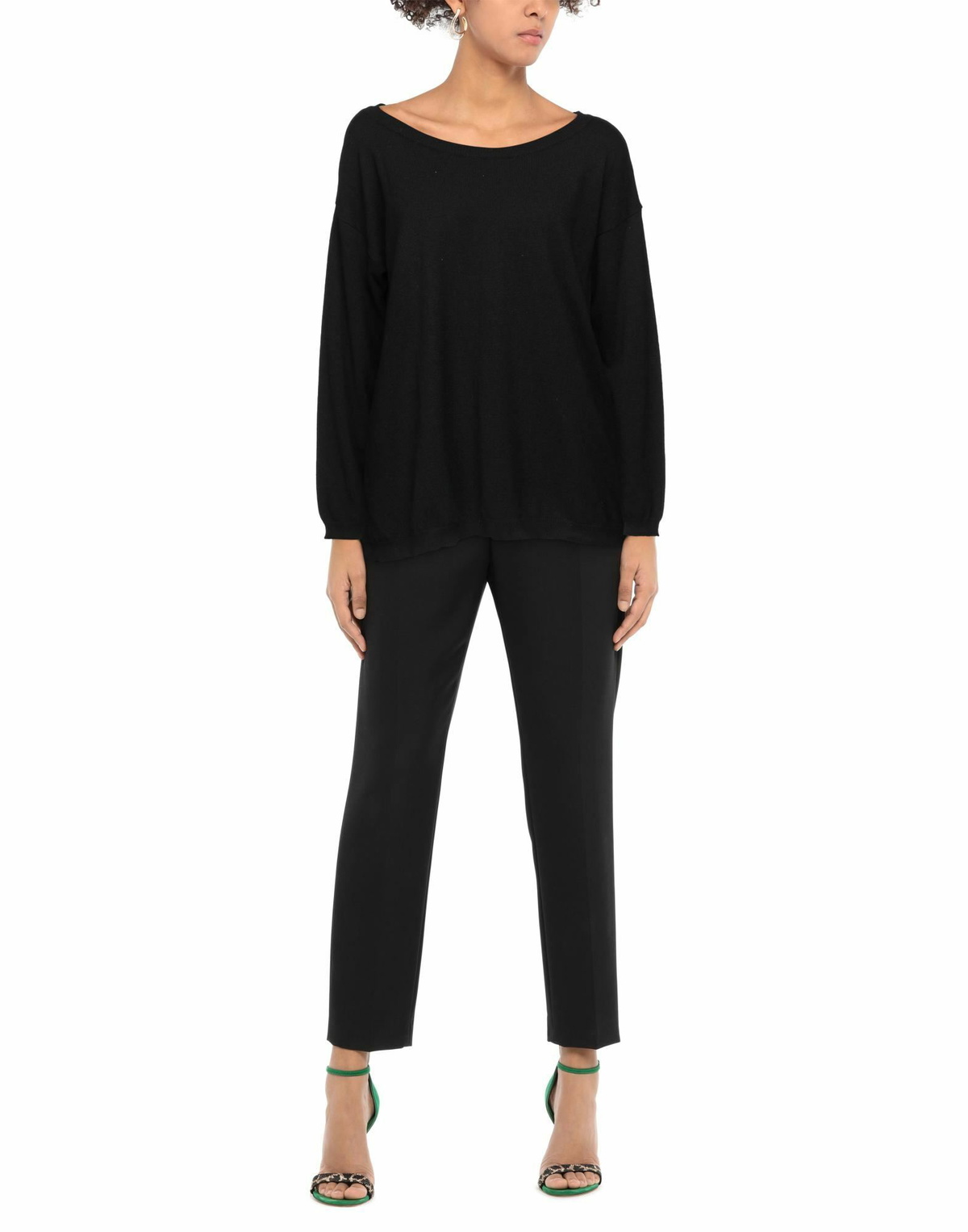 Manila Grace Womens Sweater in Black