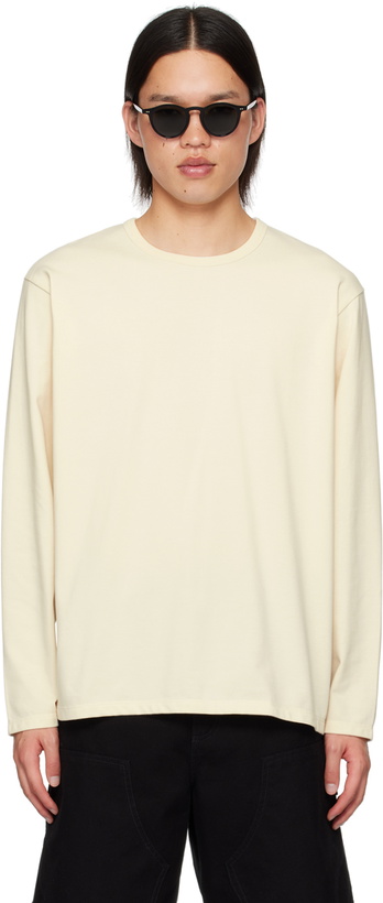 Photo: nanamica Beige COOLMAX Long Sleeve T-Shirt