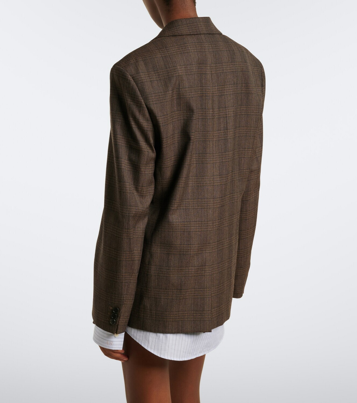 Acne Studios Checked wool-blend blazer