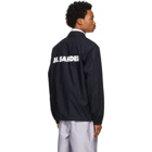 Jil Sander Navy Poplin Outdoor Jacket