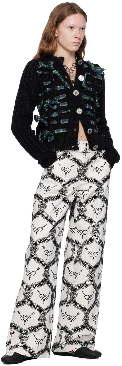 Chopova Lowena Black Bow Cardigan Chopova Lowena Chopova Lowena Black Bow Cardigan Chopova Lowena