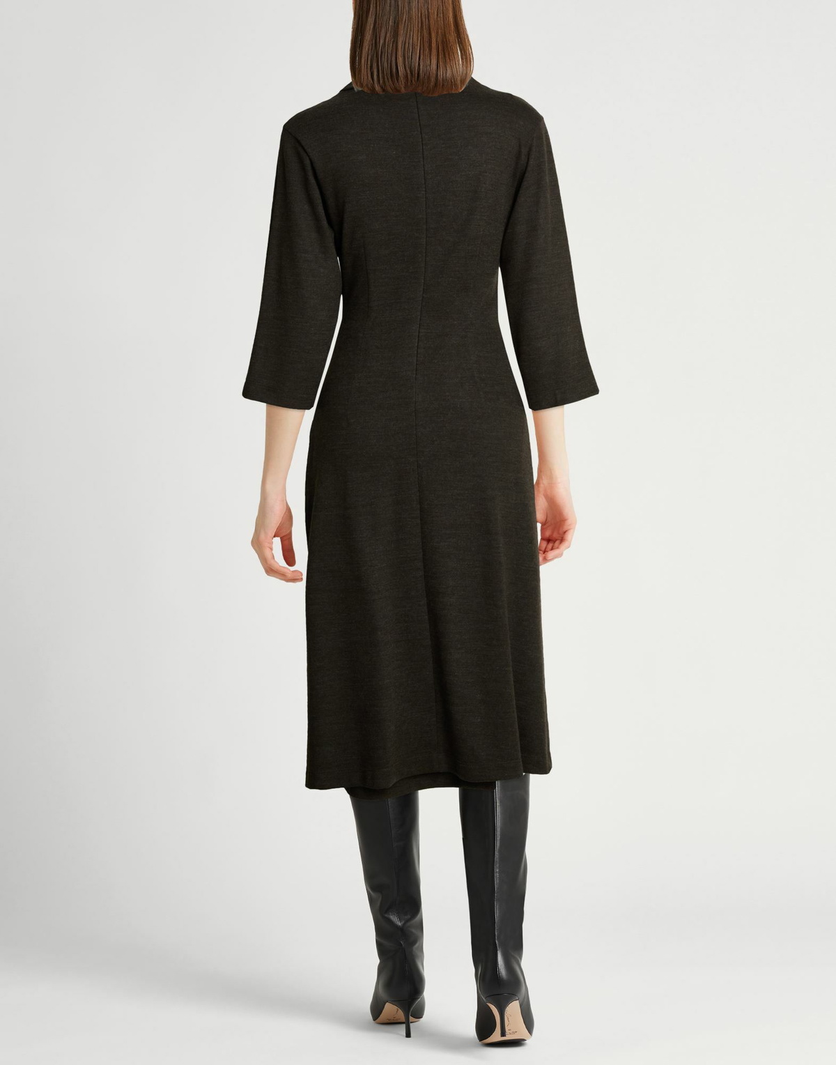 Peserico Womens Midi dress Dark in Brown
