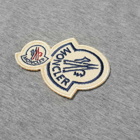 Moncler Men's Multi Logo T-Shirt in Grey Marl