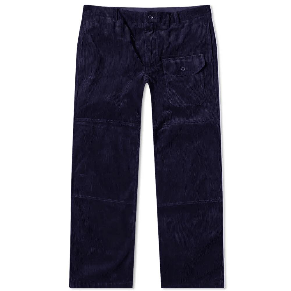 Engineered Garments Men's Cord Deck Pant in Dark Navy Engineered