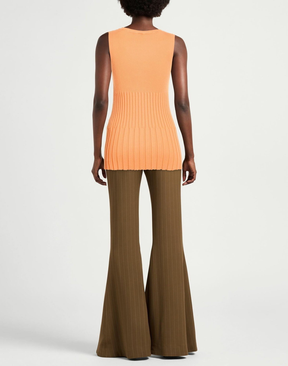 Manila Grace Womens Sweater in Mandarin