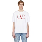 Valentino White Go Logo T-Shirt