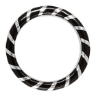 Vivienne Westwood Silver and Black Jacinda Ring
