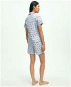 Brooks Brothers Women's Cotton Poplin Floral Pajama Set