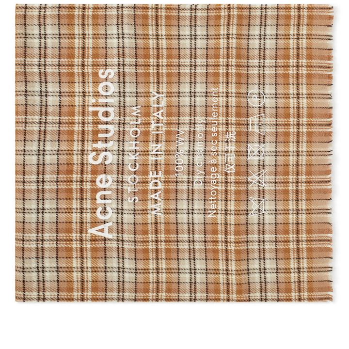 Photo: Acne Studios Cassiar Check Scarf