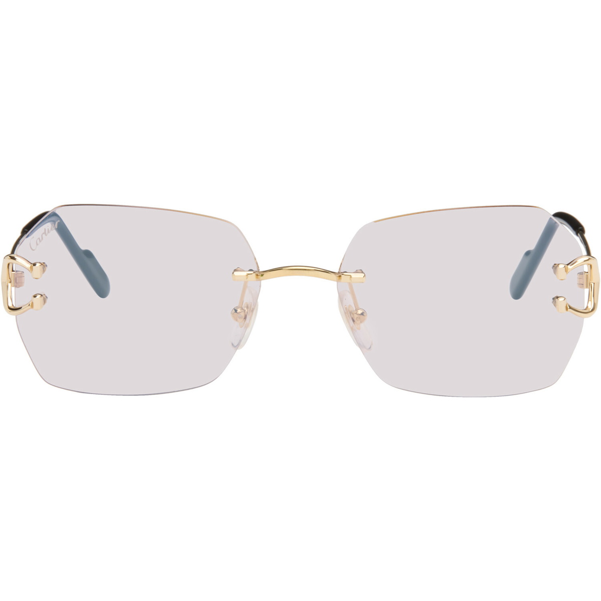 Cartier Gold 'Classic C de Cartier' Sunglasses