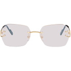 Cartier Gold 'Classic C de Cartier' Sunglasses