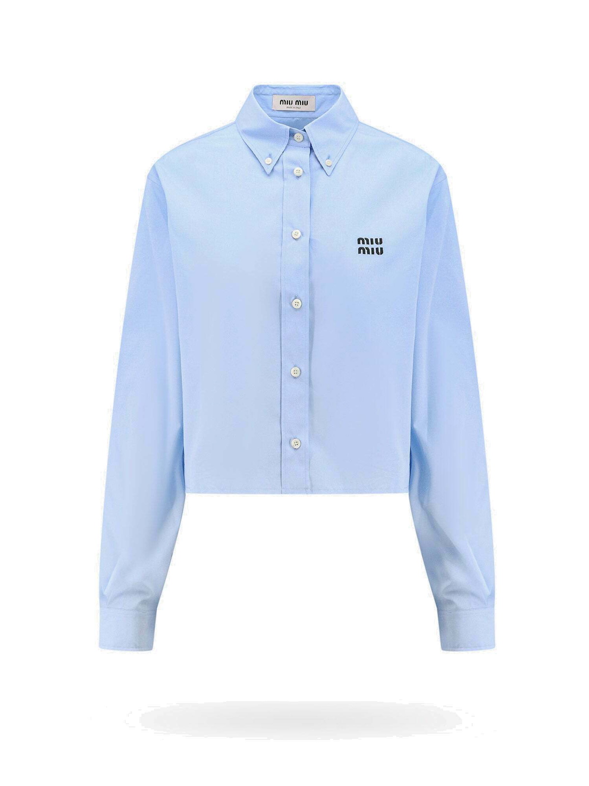 Miu Miu Shirt Blue Womens Miu Miu