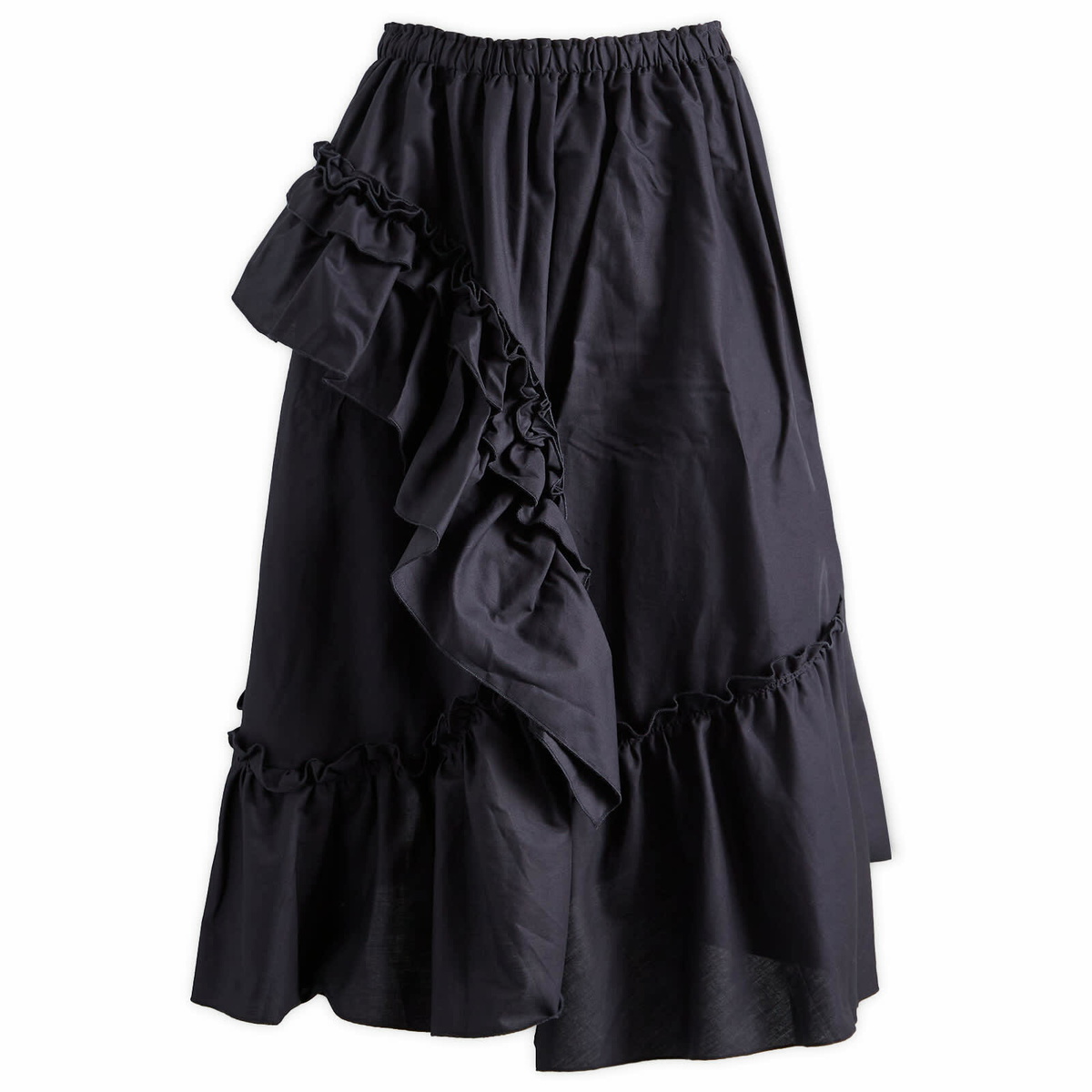 YMC Women's Draped Skirt in Navy