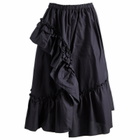 YMC Women's Draped Skirt in Navy