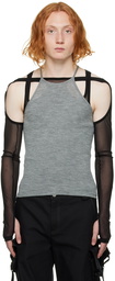 Dion Lee Gray Core Tank Top