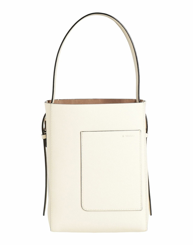 Photo: Valextra Borsa Secchiello Piccola Soft Womens Shoulder bag Ivory