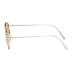 VIU Tan and Silver Closed Edition The Idealiste Sunglasses
