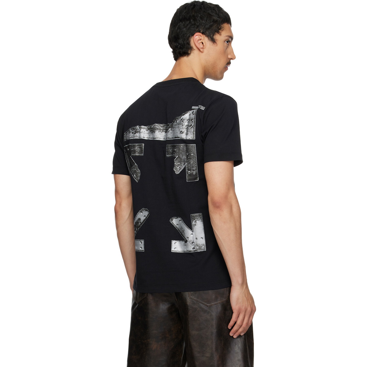 Off-White Black Metal Arrow Slim T-shirt