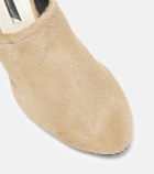 Christen Elipse 75 calf hair mules