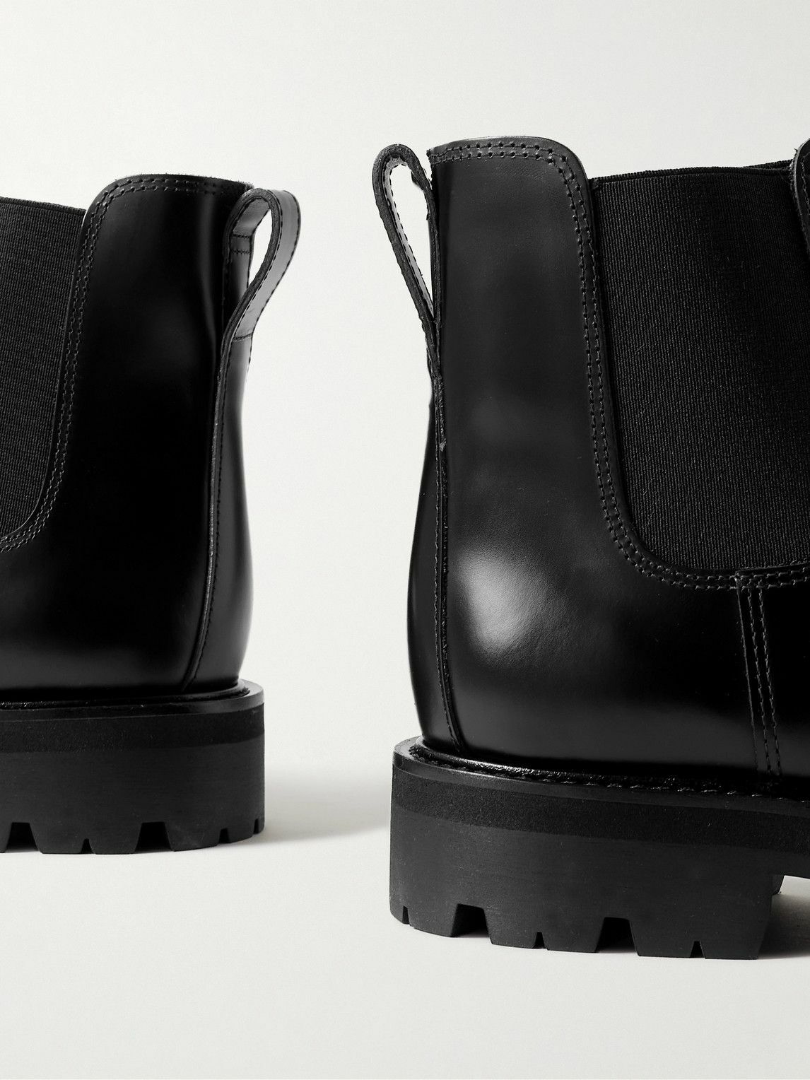 Mr P. - Jacques Leather Chelsea Boots - Black