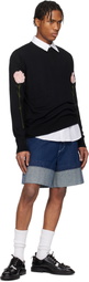 Simone Rocha Black Carnation Sweater