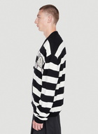 Moncler Striped Cardigan male Black