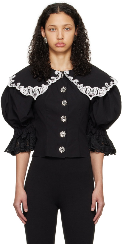 Photo: Chopova Lowena Black Rocket Blouse