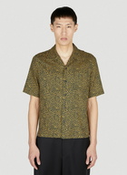 Saint Laurent - Hawaii Short Sleeve Shirt in Yellow