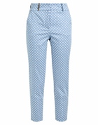 Peserico Womens Pants Pastel in Blue