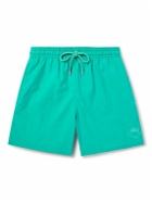 Vilebrequin - Moorea Straight-Leg Mid-Length Recycled Swim Shorts - Green