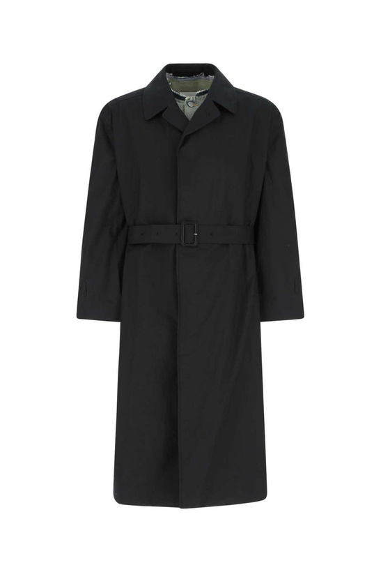 Photo: Maison Margiela Dark Blue Cotton Trench Coat