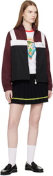 Casablanca Burgundy Monogram Windbreaker Jacket