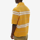 Burberry Men's Short Sleeve Malet Vacation Shirt in Marigold