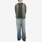 Maison Margiela Men's Cashmere Cardigan in Moss