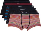 Paul Smith Five-Pack Multicolor Spot & Stripe Mix Boxer Briefs