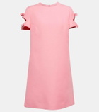 Valentino Crêpe Couture bow-embellished minidress