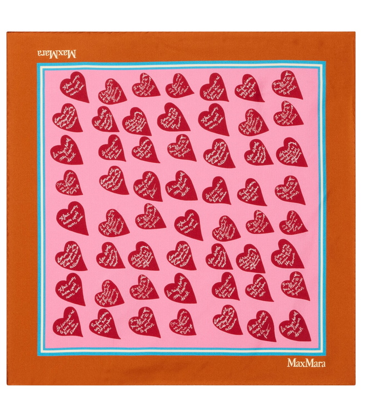 Photo: Max Mara Printed silk twill scarf