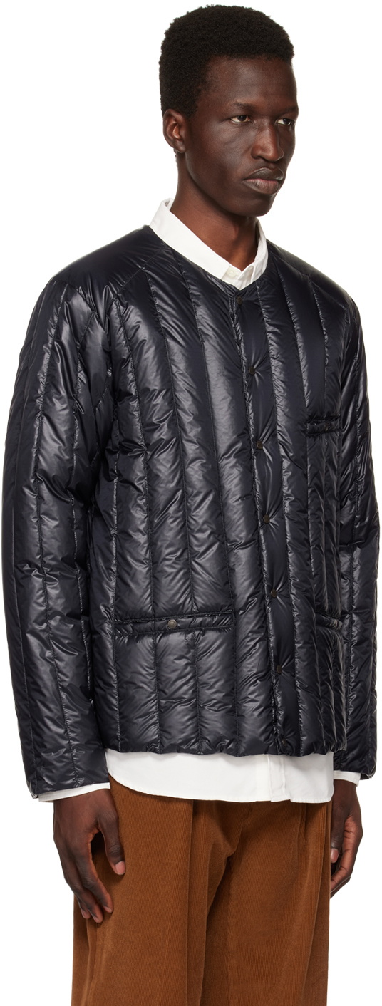 Rocky Mountain Featherbed Navy V-Neck Down Jacket Rocky Mountain Featherbed Navy V-Neck Down Jacket
