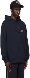 Balmain Navy 'Pierre Balmain' Hoodie