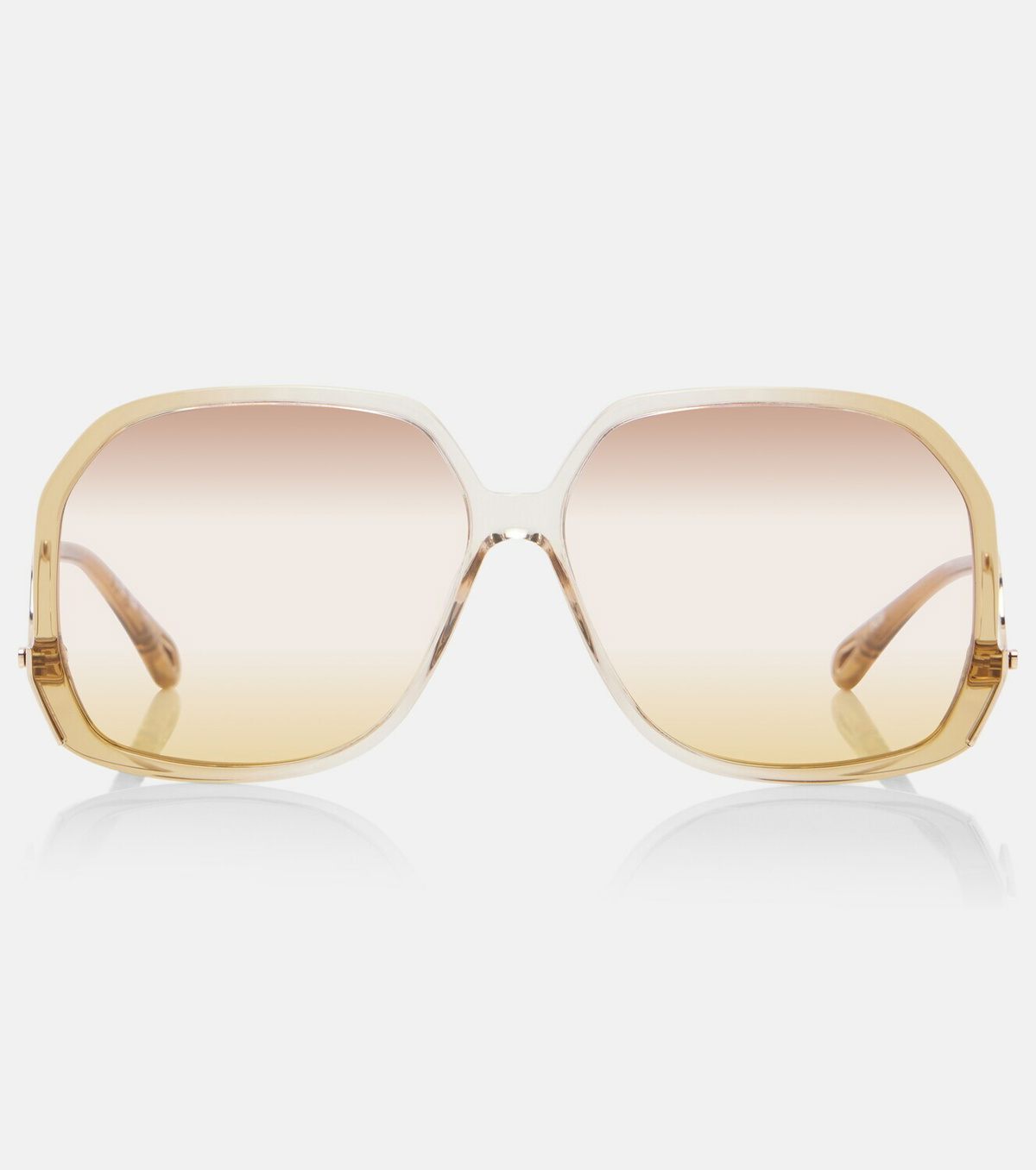 Chloé Wavy square sunglasses