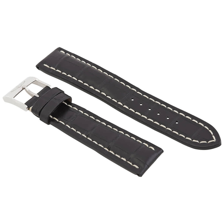 Photo: Breitling Black Strap with a Stainless Steel Tang Buckle 22-20mm