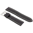 Breitling Black Strap with a Stainless Steel Tang Buckle 22-20mm