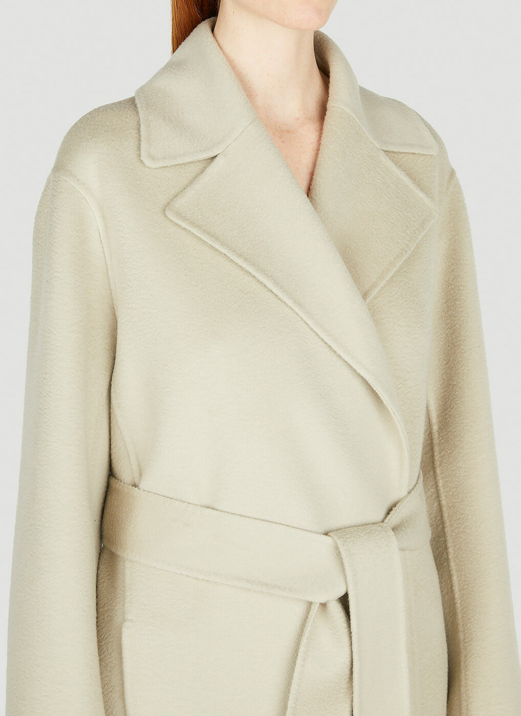 The Row - Malika Coat in Cream The Row