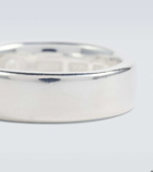 All Blues - Tire Narrow sterling silver ring