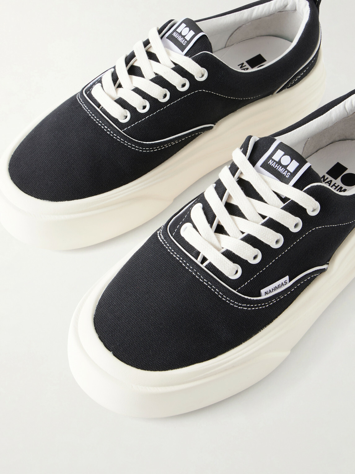 NAHMIAS - Ollie Canvas Sneakers - Black