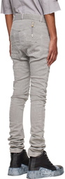 Boris Bidjan Saberi SSENSE Exclusive Grey Slim Jeans