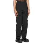 Blackmerle SSENSE Exclusive Black Zippered Vent Trousers