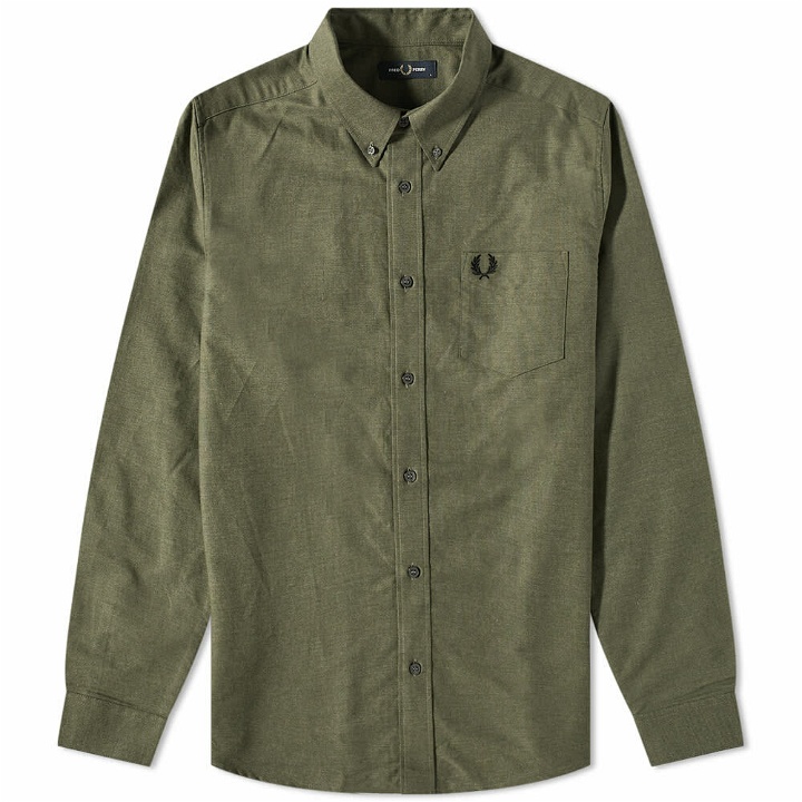 Photo: Fred Perry Authentic Men's Oxford Shirt in Uniform Green
