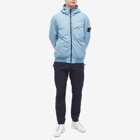 Stone Island Men's Pocket Detail Crinkle Reps Jacket in Mid Blue