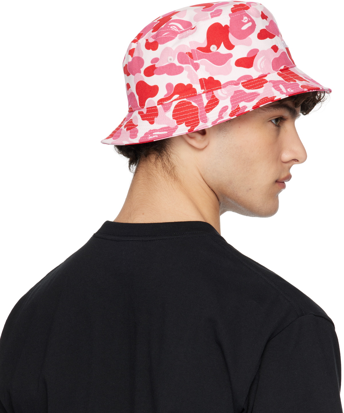 ABC CAMO BOA FLEECE BUCKET HAT Mサイズ BAPE Blue ABC Camo Boa Fleece Bucket Hat A Bathing Ape